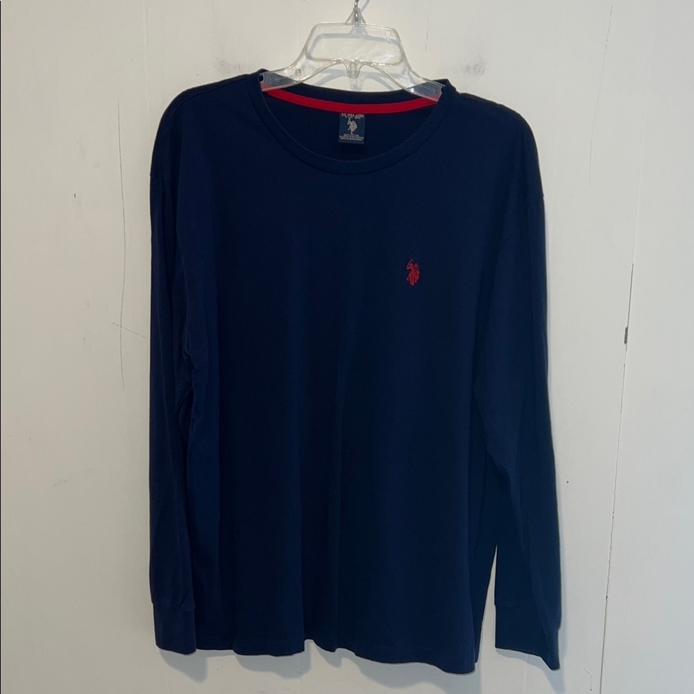 U.S. Polo Assn. Men’s Navy Long Sleeve Tee 071426